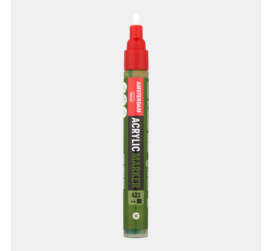 Amsterdam Acrylic Marker 4 mm Olijfgroen Donker 622