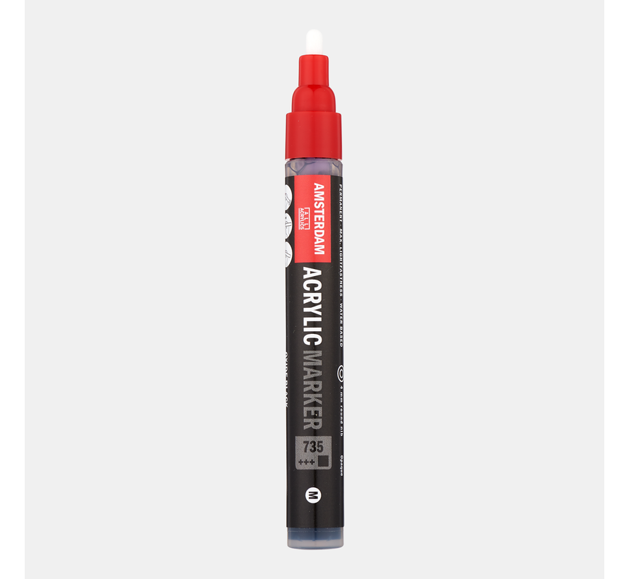 Amsterdam Acrylic Marker 4 mm Oxydzwart 735