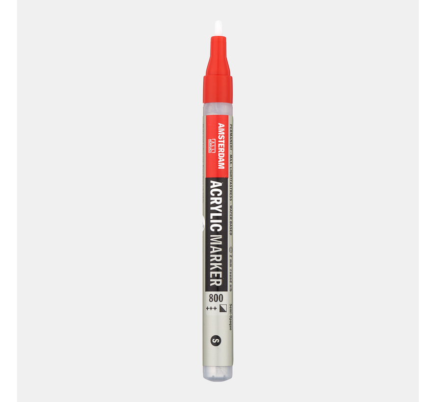 Amsterdam Acrylic Marker 2 mm Zilver 800