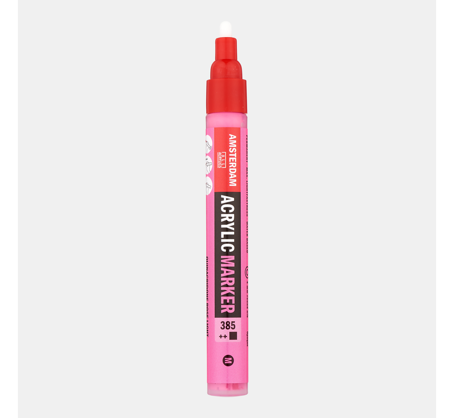 Amsterdam Acrylic Marker 4 mm Quinacridoneroze Licht 385