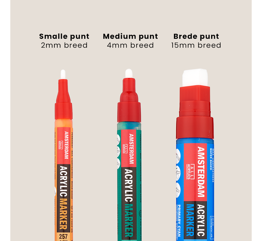 Amsterdam Acrylic Marker 4 mm Titaanwit 105