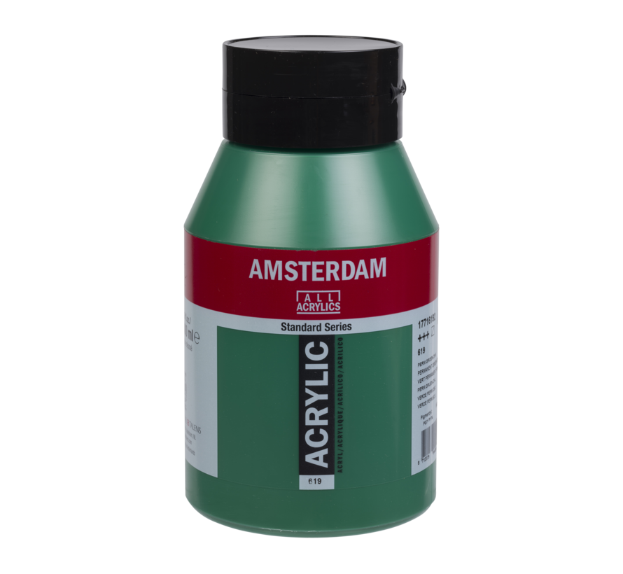 Amsterdam Standard Series Acrylverf Pot 1000 ml Permanentgroen Donker 619