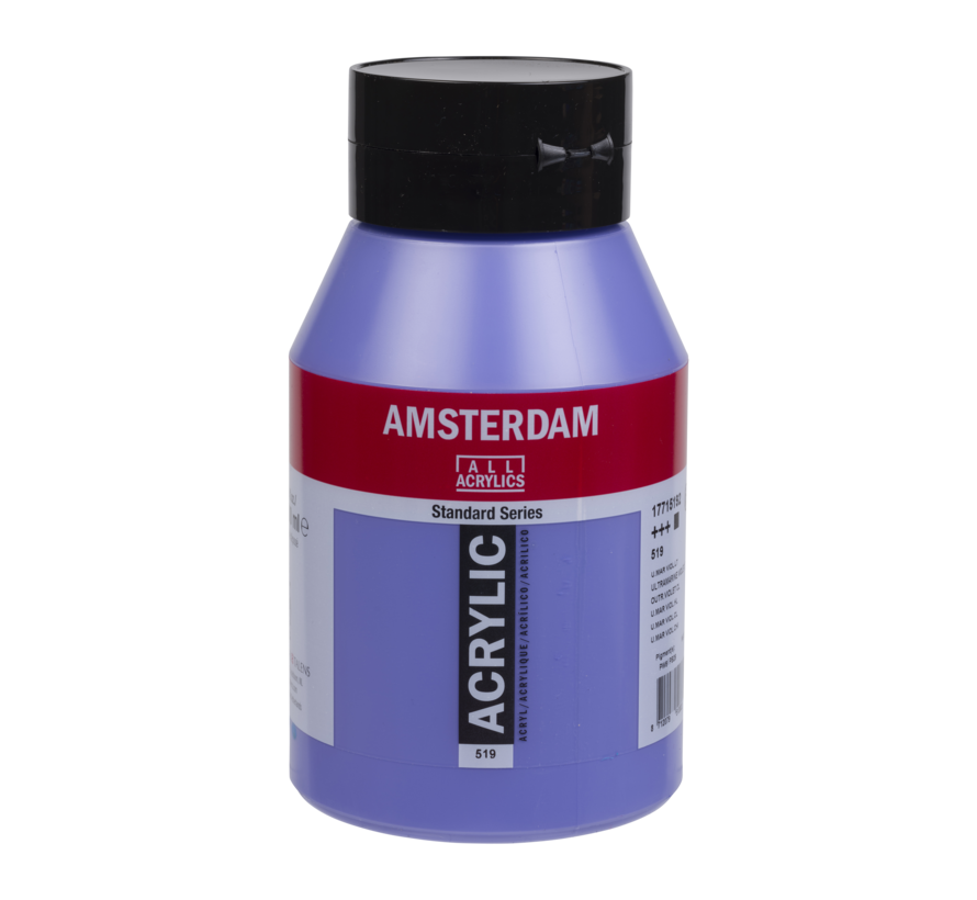 Amsterdam Standard Series Acrylverf Pot 1000 ml Ultramarijnviolet Licht 519