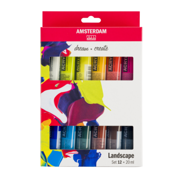 Amsterdam Amsterdam Standard Series acrylverf landschap set | 12 × 20 ml 