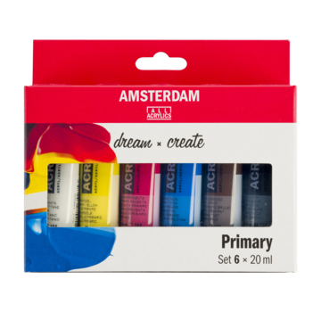 Amsterdam Amsterdam Standard Series acrylverf primaire set | 6 × 20 ml 