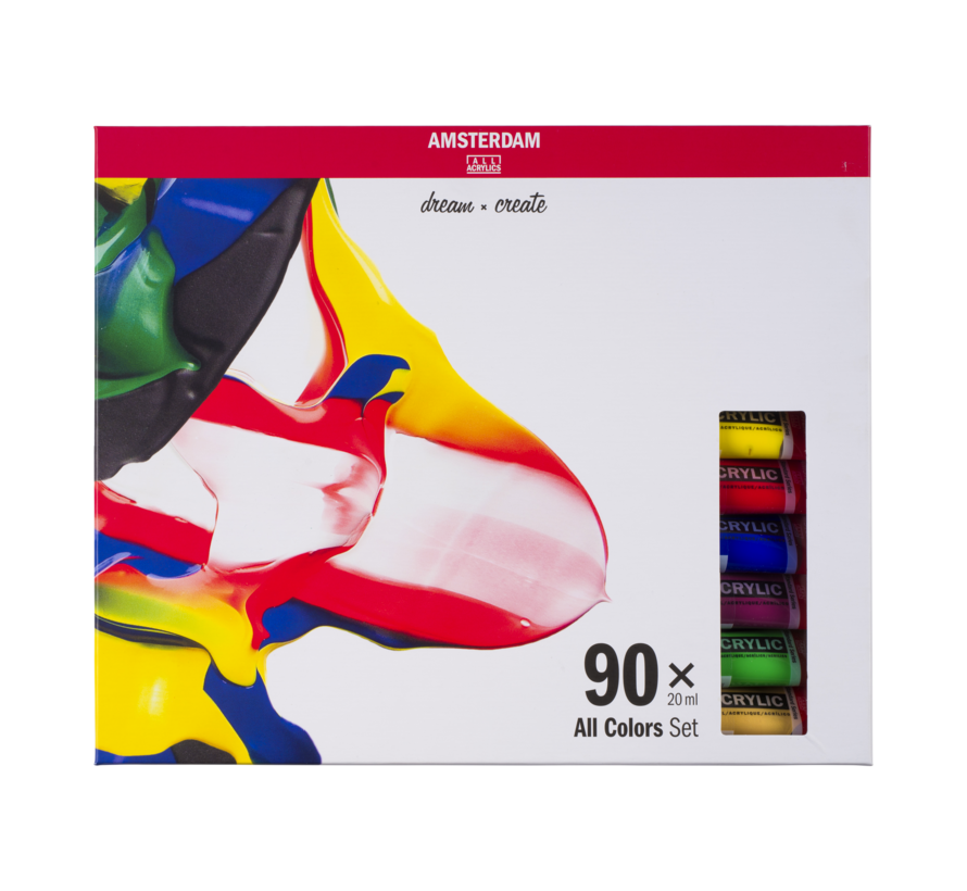 Amsterdam Standard Series acrylverf complete collectie set | 90 × 20 ml 