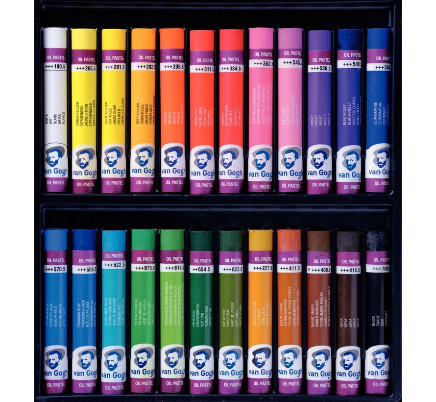 Van Gogh oliepastel set 24 sticks