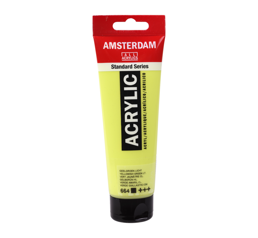 Amsterdam Standard Series Acrylverf Tube 120 ml Geelgroen Licht 664