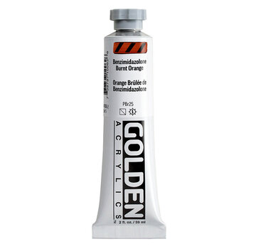 Golden Golden Heavy Body Acrylverf 60ml tube Serie 5 benzimidazolone burnt orange