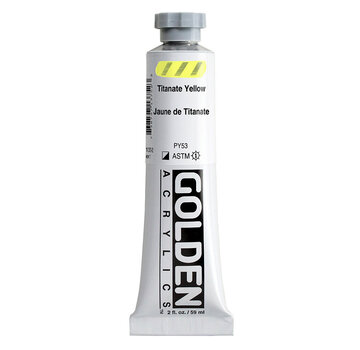 Golden Golden Heavy Body Acrylverf 60ml tube Serie 1 titanate yellow