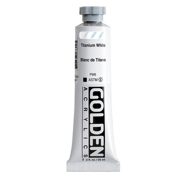 Golden Golden Heavy Body Acrylverf 60ml tube Serie 1 titanium white