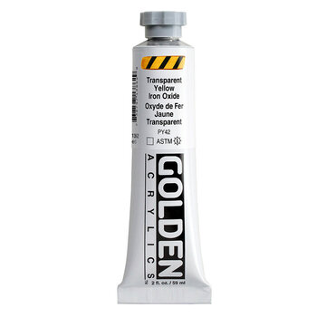 Golden Golden Heavy Body Acrylverf 60ml tube Serie 3 transparent yellow iron oxide