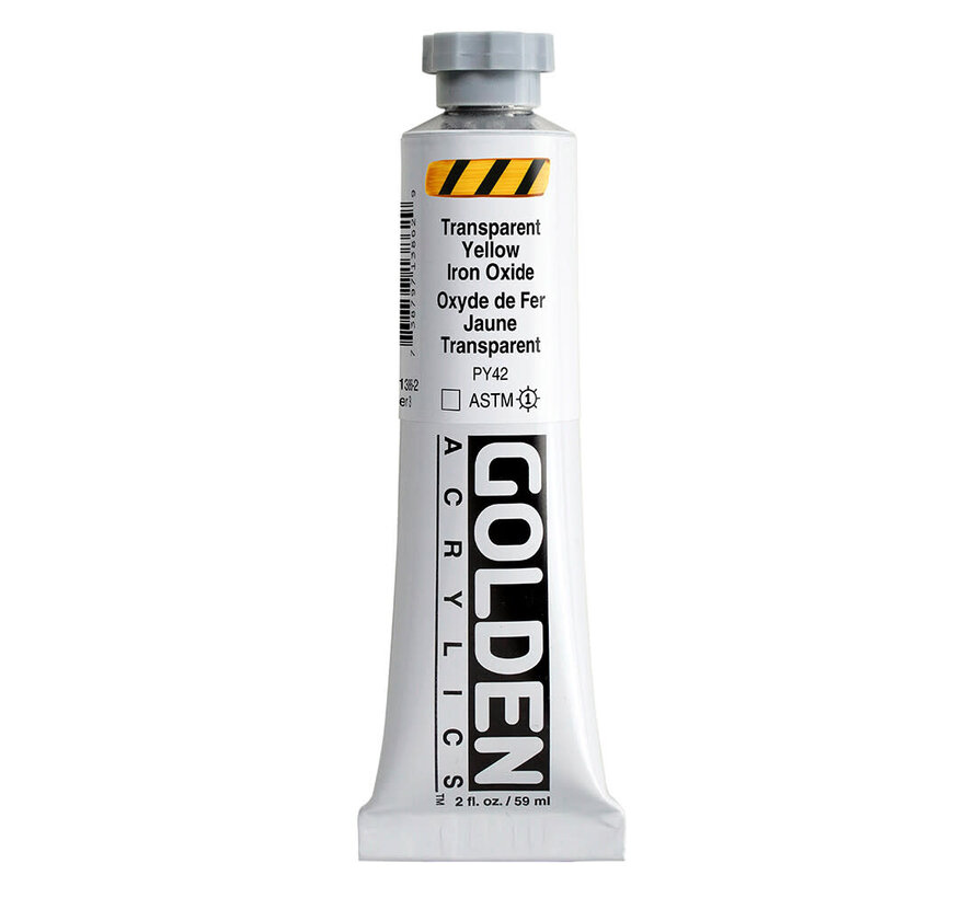 Golden Heavy Body Acrylverf 60ml tube Serie 3 transparent yellow iron oxide