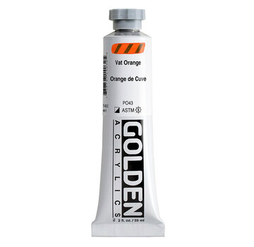 Golden Golden Heavy Body Acrylverf 60ml tube Serie 8 vat orange