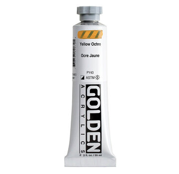 Golden Golden Heavy Body Acrylverf 60ml tube Serie 1 yellow ochre