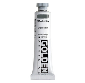 Golden Golden Heavy Body Acrylverf 60ml tube Serie 1 neutral gray 4
