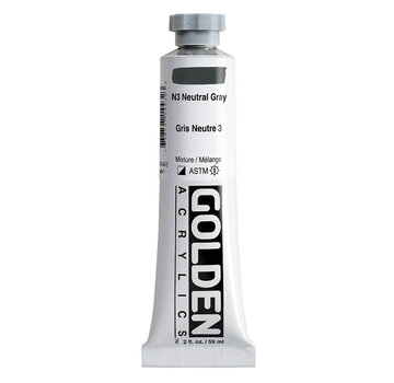 Golden Golden Heavy Body Acrylverf 60ml tube Serie 1 neutral gray 3