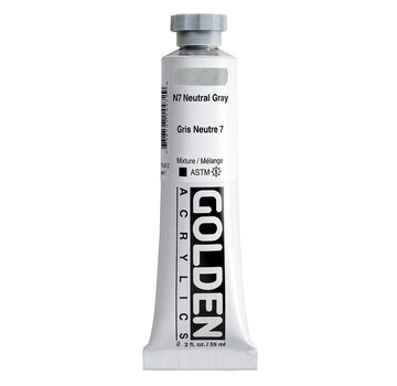 Golden Golden Heavy Body Acrylverf 60ml tube Serie 1 neutral gray 7