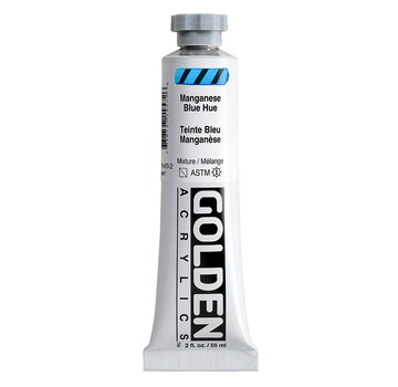 Golden Golden Heavy Body Acrylverf 60ml tube Serie 1 H manganese blue hue