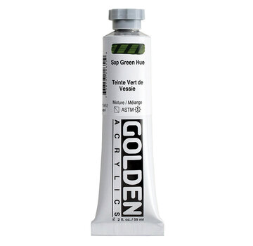 Golden Golden Heavy Body Acrylverf 60ml tube Serie 4 H  sap green hue