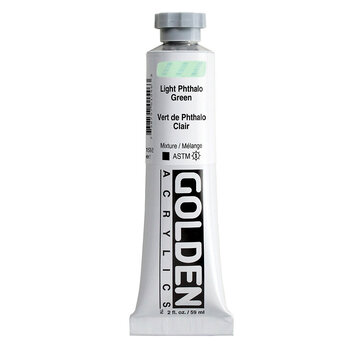 Golden Golden Heavy Body Acrylverf 60ml tube Serie 1 light phthalo green
