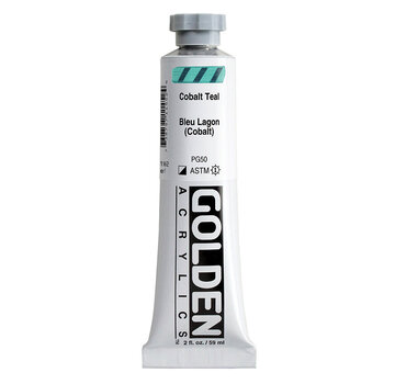 Golden Golden Heavy Body Acrylverf 60ml tube Serie 7 cobalt teal