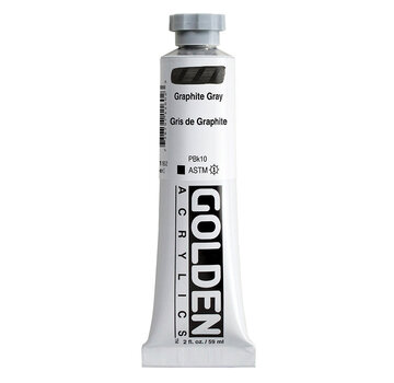 Golden Golden Heavy Body Acrylverf 60ml tube Serie 2 graphite gray