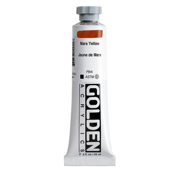 Golden Golden Heavy Body Acrylverf 60ml tube Serie 1 mars yellow