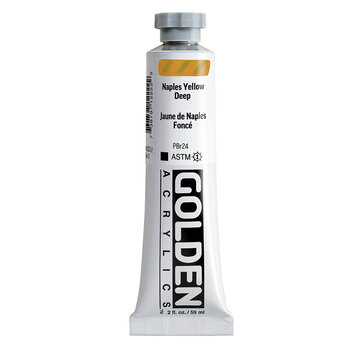 Golden Golden Heavy Body Acrylverf 60ml tube Serie 2 naples yellow deep