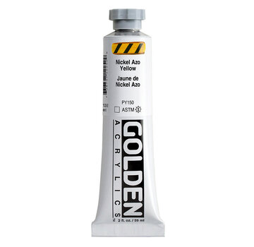 Golden Golden Heavy Body Acrylverf 60ml tube Serie 6 nickel azo yellow