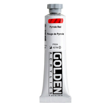 Golden Golden Heavy Body Acrylverf 60ml tube Serie 8 pyrrole red