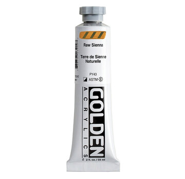Golden Golden Heavy Body Acrylverf 60ml tube Serie 1 raw sienna