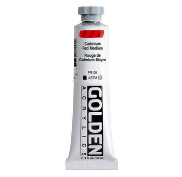 Golden Golden Heavy Body Acrylverf 60ml tube Serie 9 cadmium red medium