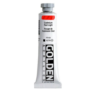 Golden Golden Heavy Body Acrylverf 60ml tube Serie 9 cadmium red light