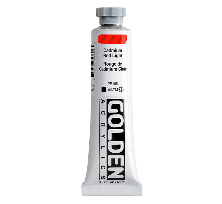 Golden Heavy Body Acrylverf 60ml tube Serie 9 cadmium red light