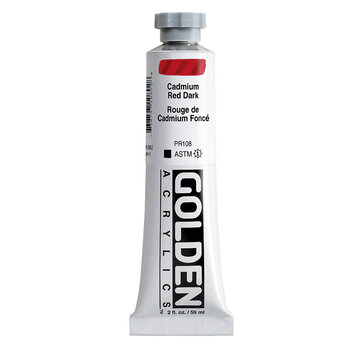 Golden Golden Heavy Body Acrylverf 60ml tube Serie 9 cadmium red dark