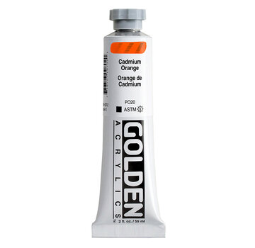 Golden Golden Heavy Body Acrylverf 60ml tube Serie 8 cadmium orange
