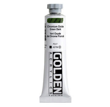 Golden Golden Heavy Body Acrylverf 60ml tube Serie 3 chromium oxide green dark
