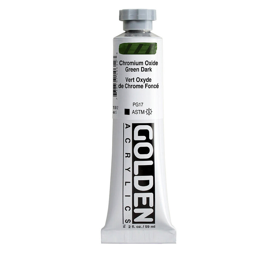 Golden Heavy Body Acrylverf 60ml tube Serie 3 chromium oxide green dark