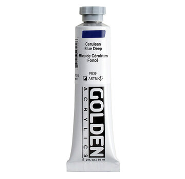 Golden Golden Heavy Body Acrylverf 60ml tube Serie 9 cerulean blue deep
