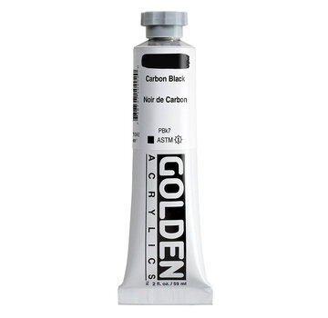 Golden Golden Heavy Body Acrylverf 60ml tube Serie 1 carbon black