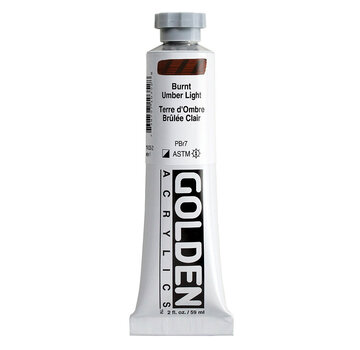 Golden Golden Heavy Body Acrylverf 60ml tube Serie 1 burnt umber light