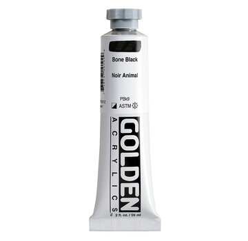 Golden Golden Heavy Body Acrylverf 60ml tube Serie 1 bone black