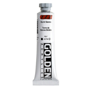 Golden Golden Heavy Body Acrylverf 60ml tube Serie 1 burnt sienna