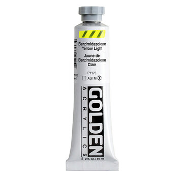 Golden Golden Heavy Body Acrylverf 60ml tube Serie 3 benzimidazolone yellow light
