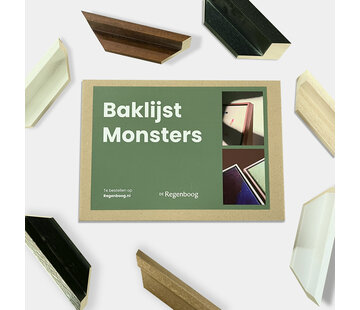 Regenboog huismerk Baklijst monsterset