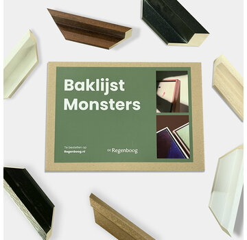 Regenboog huismerk Baklijst monsterset