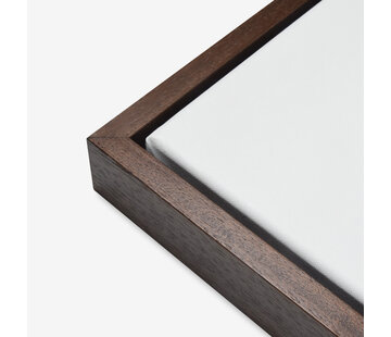 Regenboog huismerk Baklijst 3D donker walnoot