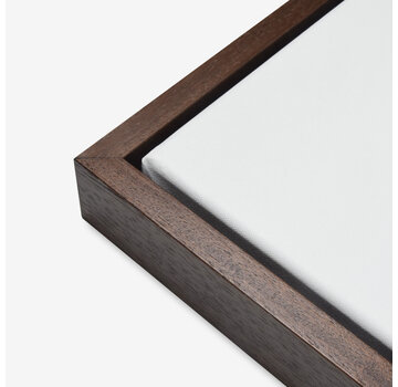 Regenboog huismerk Baklijst 3D donker walnoot