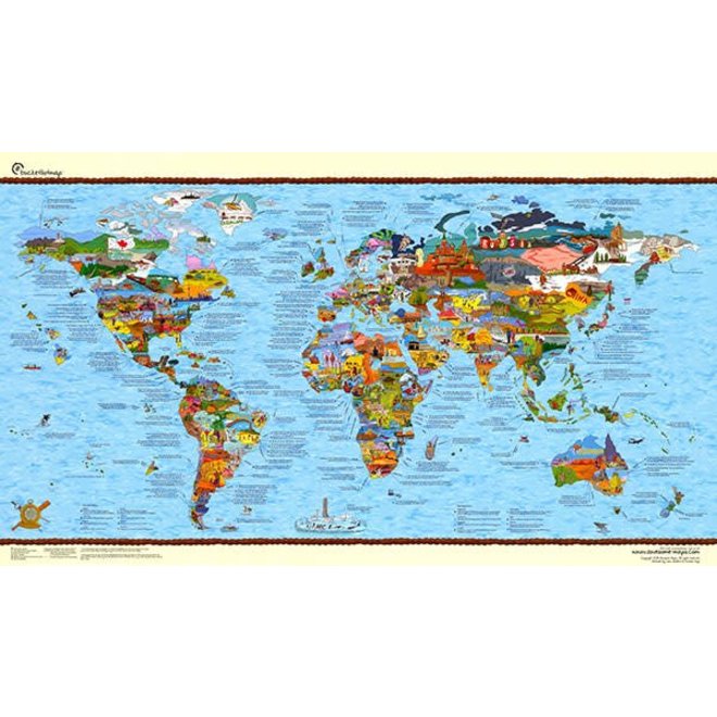 Worldmap Bucketlist Map Re-Writable